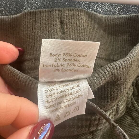 Hanna Andersson Olive Green Slim Pants, VGUC, Sz 140cm (10Y) (10B) - Picture 6 of 7